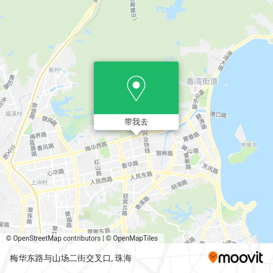 梅华东路与山场二街交叉口地图