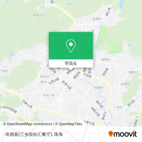 肯德基(三乡缤纷汇餐厅)地图