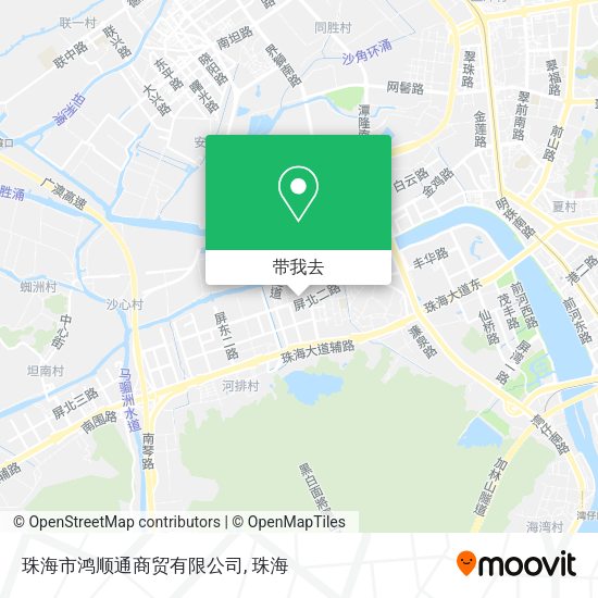珠海市鸿顺通商贸有限公司地图