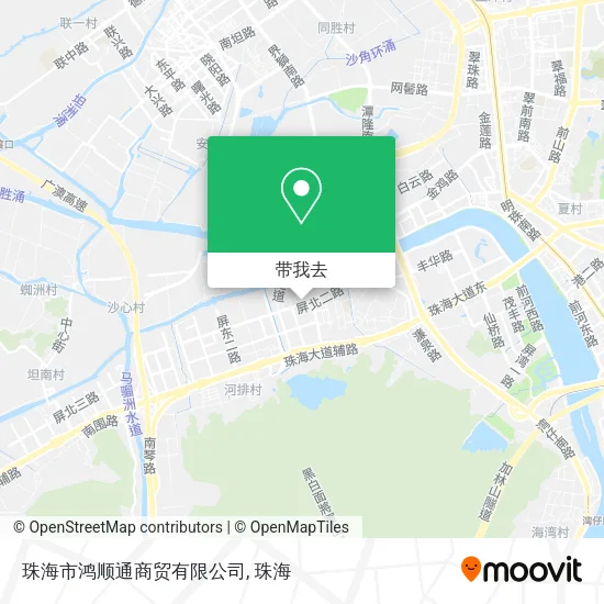 珠海市鸿顺通商贸有限公司地图