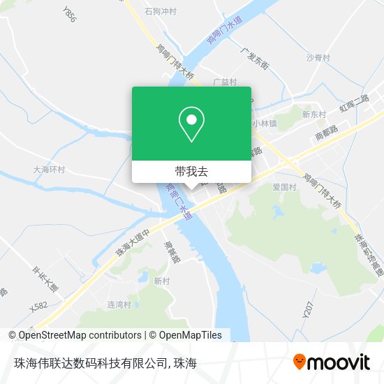 珠海伟联达数码科技有限公司地图