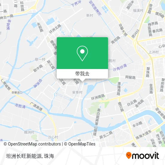 坦洲长旺新能源地图