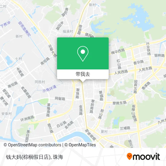 钱大妈(棕榈假日店)地图