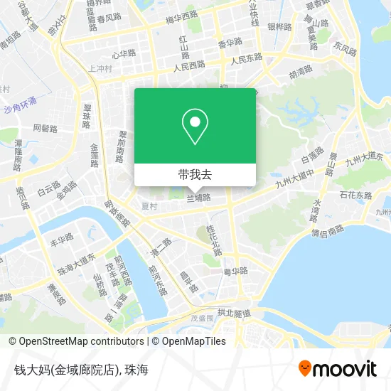 钱大妈(金域廊院店)地图