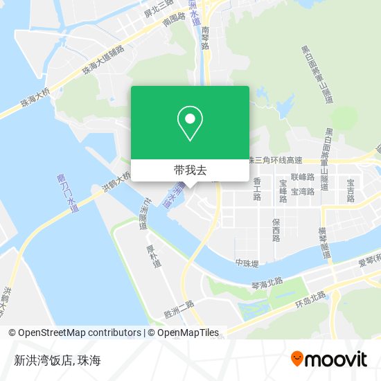 新洪湾饭店地图