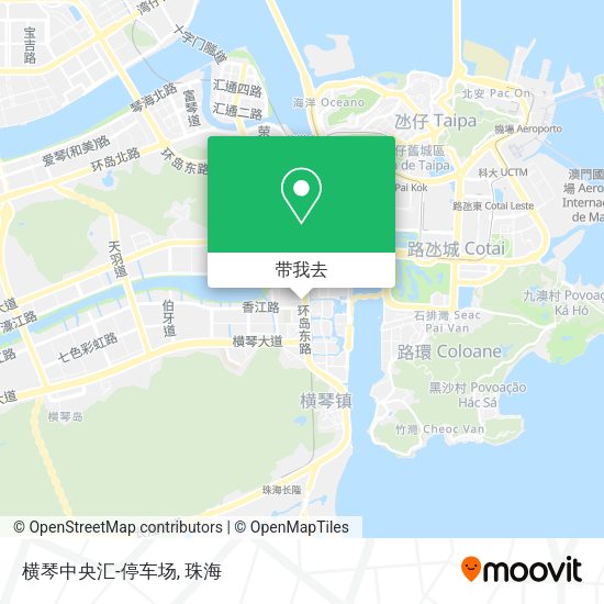 横琴中央汇-停车场地图