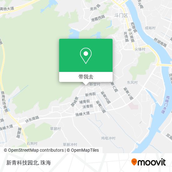 新青科技园北地图