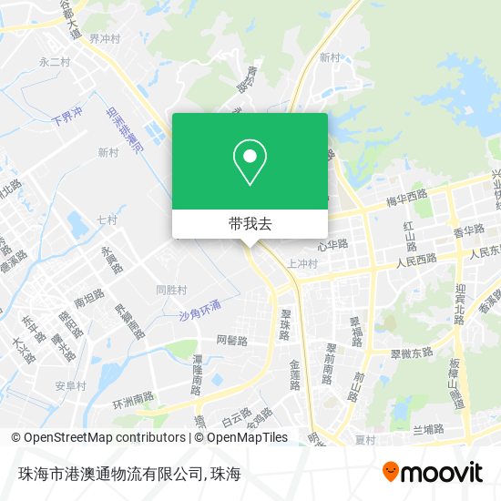珠海市港澳通物流有限公司地图