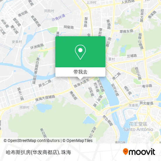 哈布斯扒房(华发商都店)地图
