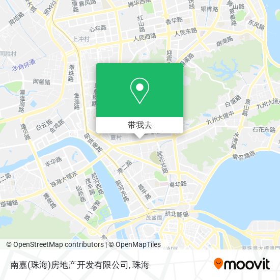 南嘉(珠海)房地产开发有限公司地图