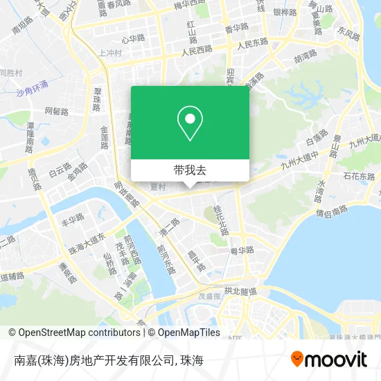 南嘉(珠海)房地产开发有限公司地图