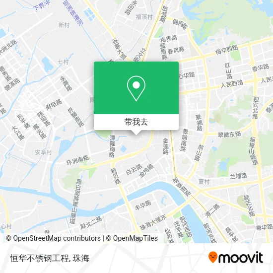 恒华不锈钢工程地图