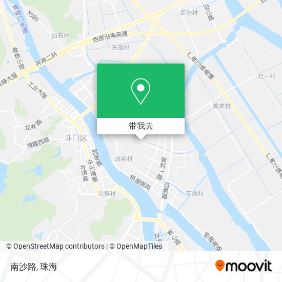 南沙路地图