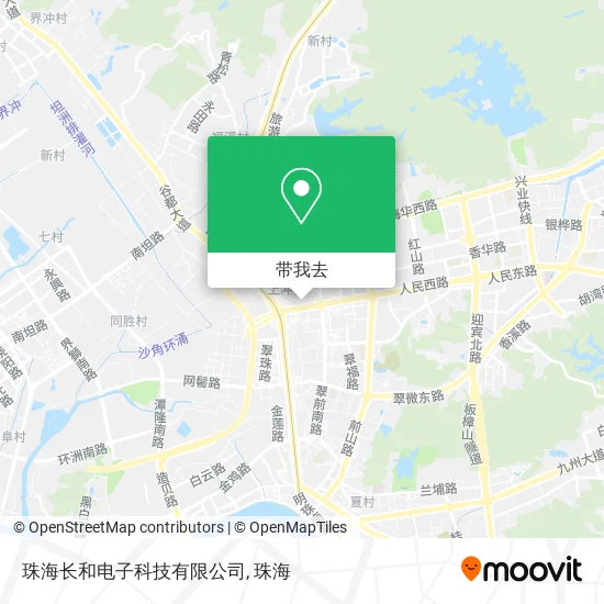 珠海长和电子科技有限公司地图