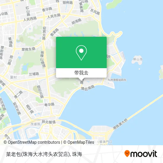 菜老包(珠海大水湾头农贸店)地图