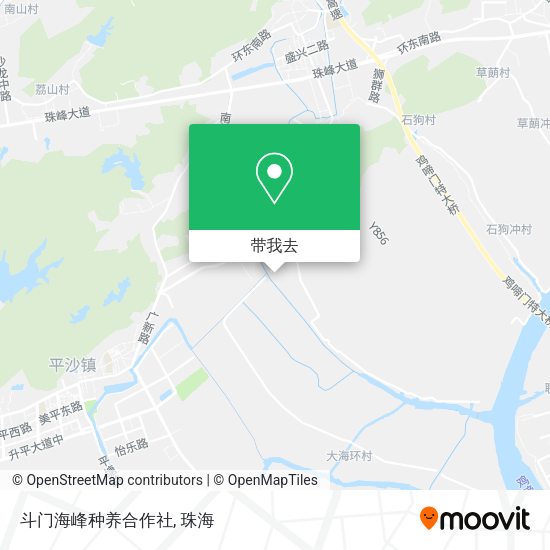 斗门海峰种养合作社地图