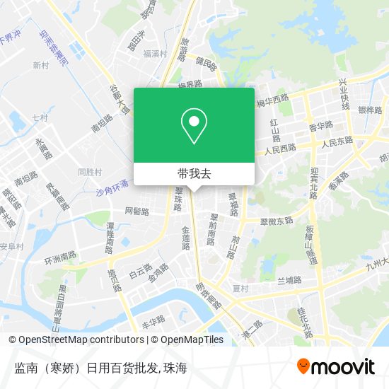 监南（寒娇）日用百货批发地图