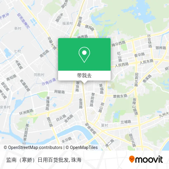 监南（寒娇）日用百货批发地图