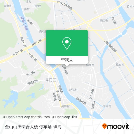 金山山庄综合大楼-停车场地图