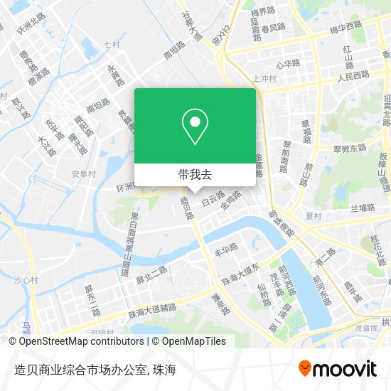 造贝商业综合市场办公室地图