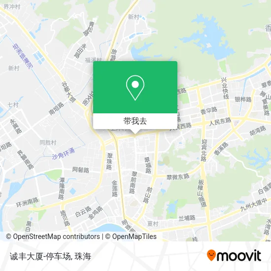 诚丰大厦-停车场地图