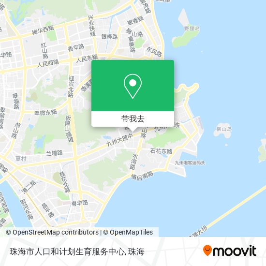 珠海市人口和计划生育服务中心地图