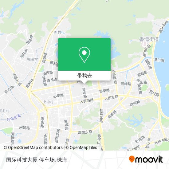 国际科技大厦-停车场地图