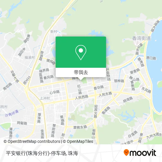 平安银行(珠海分行)-停车场地图