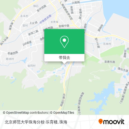 北京师范大学珠海分校-乐育楼地图