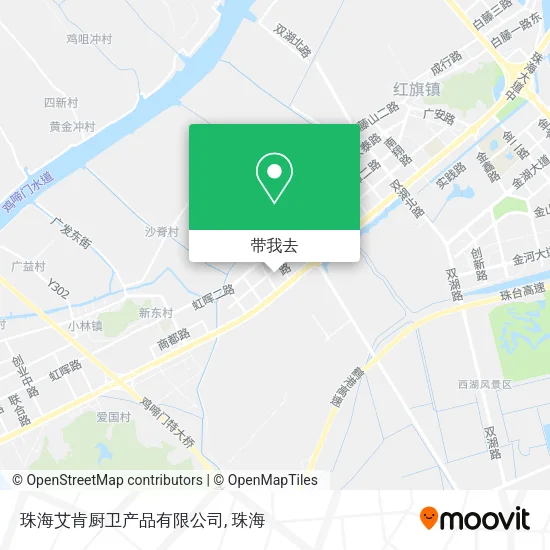 珠海艾肯厨卫产品有限公司地图