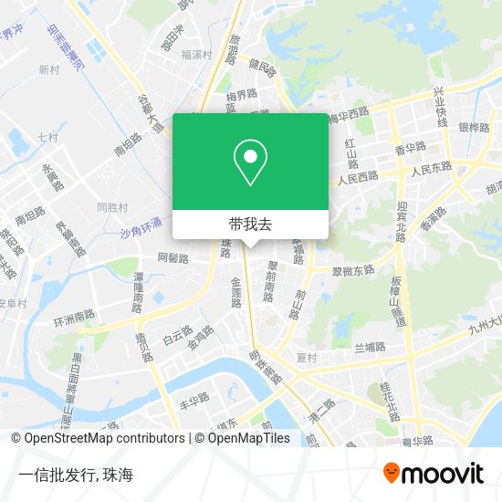 一信批发行地图