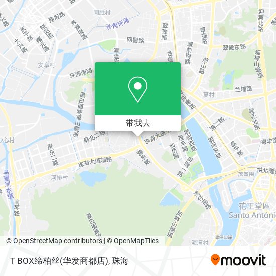 T BOX缔柏丝(华发商都店)地图
