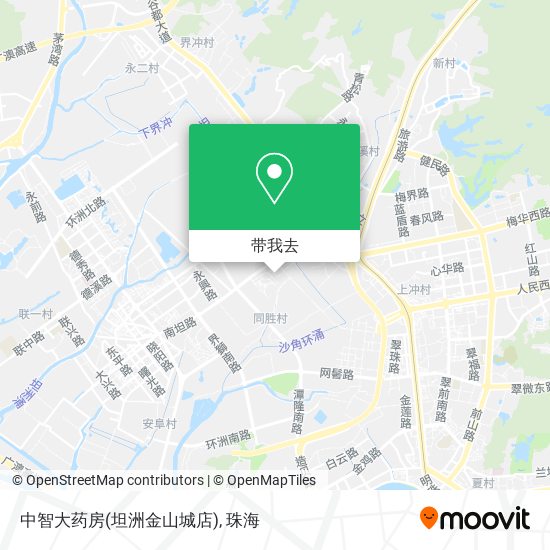 中智大药房(坦洲金山城店)地图