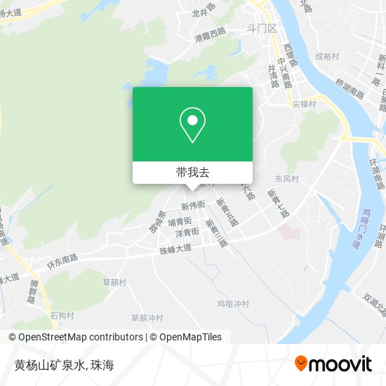黄杨山矿泉水地图