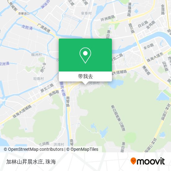加林山昇晨水庄地图