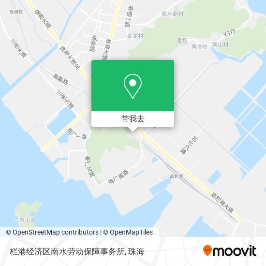 栏港经济区南水劳动保障事务所地图