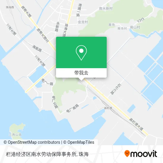 栏港经济区南水劳动保障事务所地图
