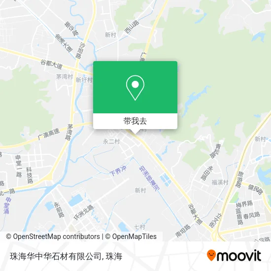 珠海华中华石材有限公司地图