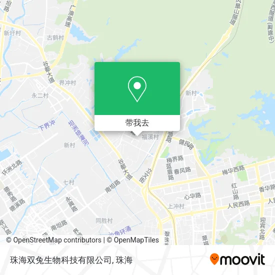珠海双兔生物科技有限公司地图