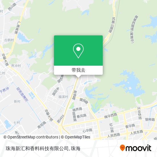 珠海新汇和香料科技有限公司地图