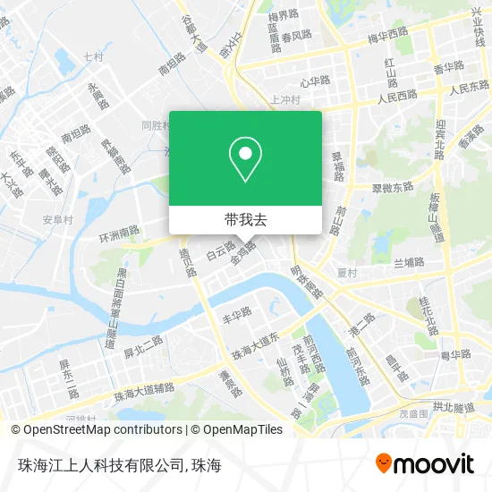 珠海江上人科技有限公司地图