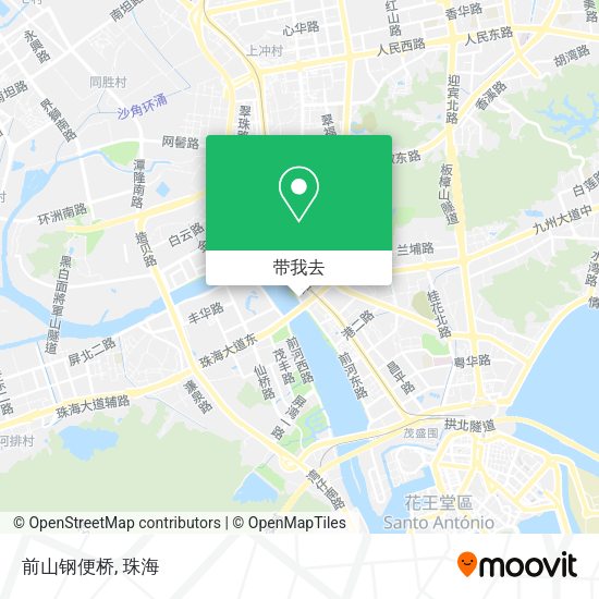 前山钢便桥地图