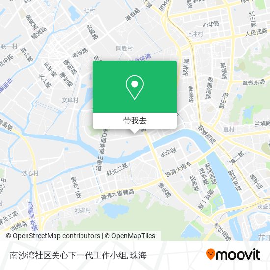 南沙湾社区关心下一代工作小组地图