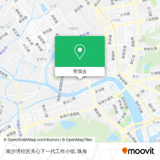 南沙湾社区关心下一代工作小组地图