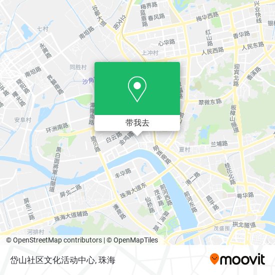 岱山社区文化活动中心地图
