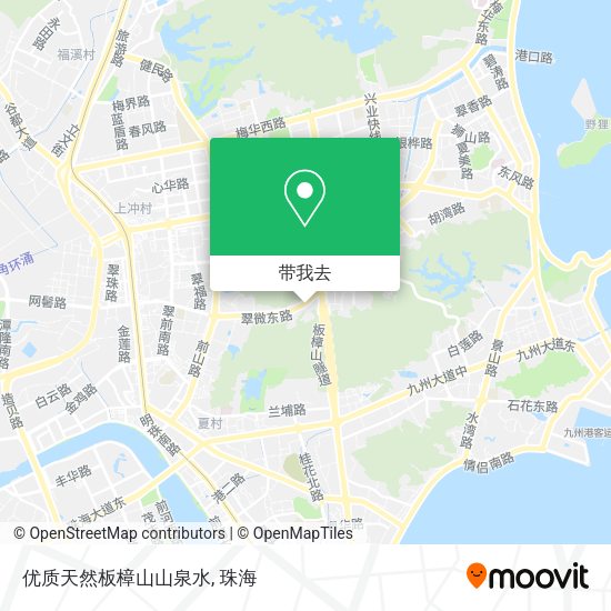 优质天然板樟山山泉水地图