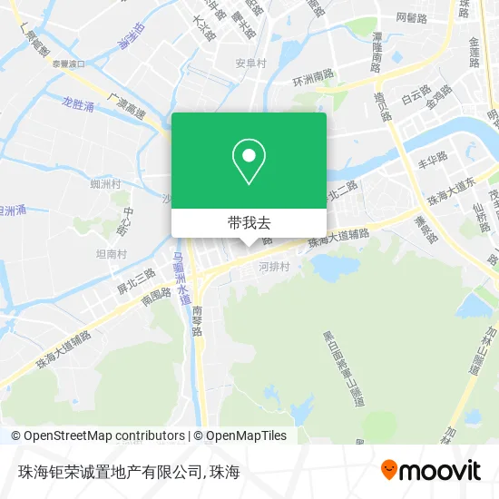珠海钜荣诚置地产有限公司地图