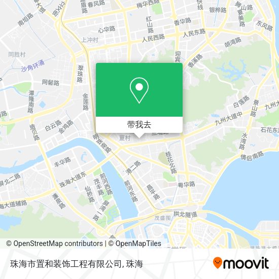 珠海市置和装饰工程有限公司地图