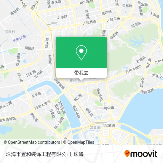珠海市置和装饰工程有限公司地图