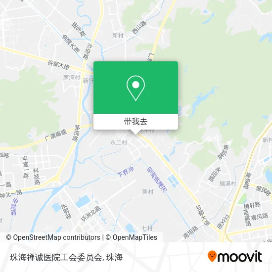 珠海禅诚医院工会委员会地图